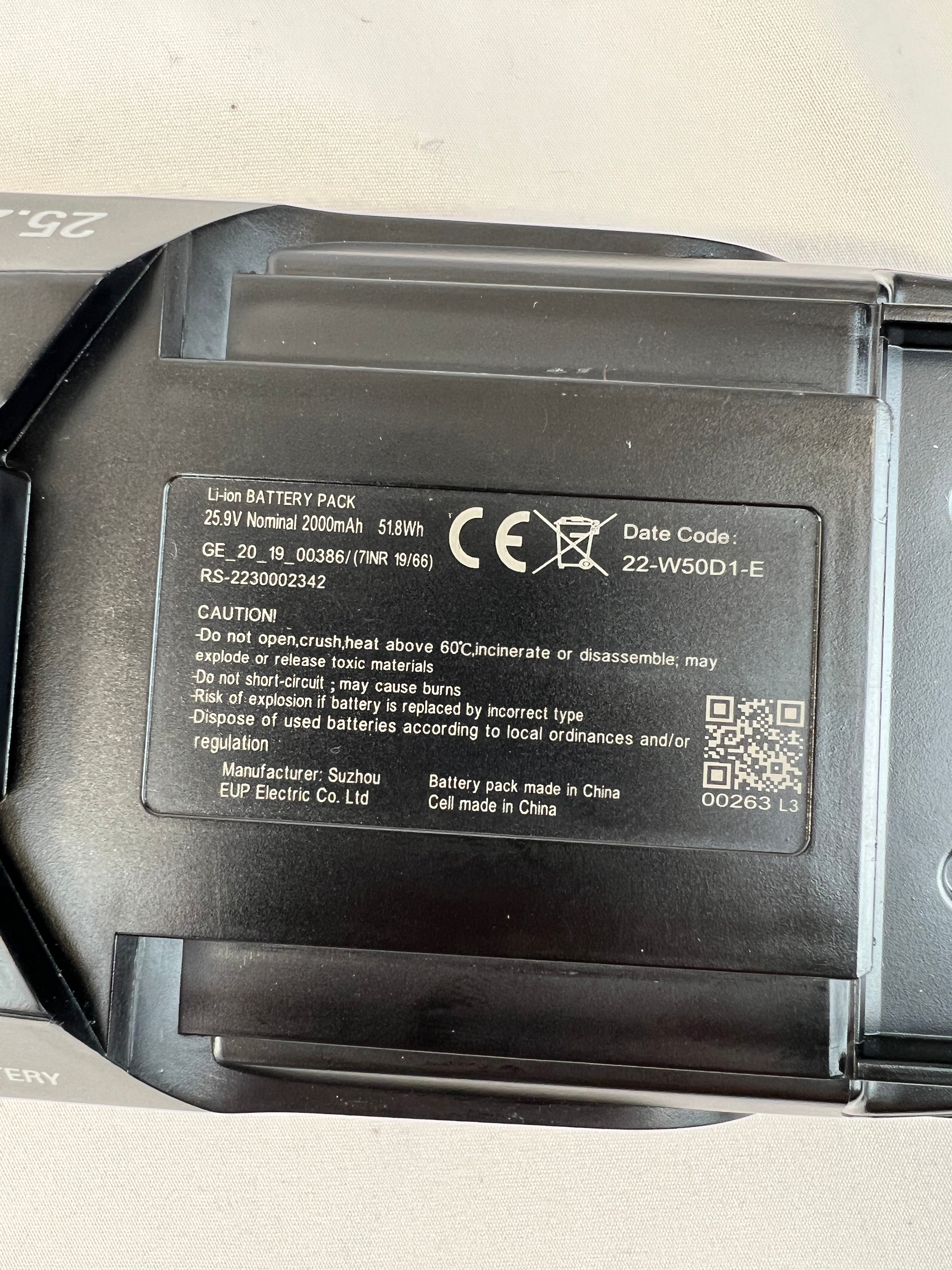 Akumulators Rowenta ZR009701 X-Force 11.60 Akumulators Rowenta ZR009701 X-Force 11.60